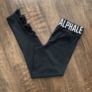 Alphalete XS Cross Set Leggings